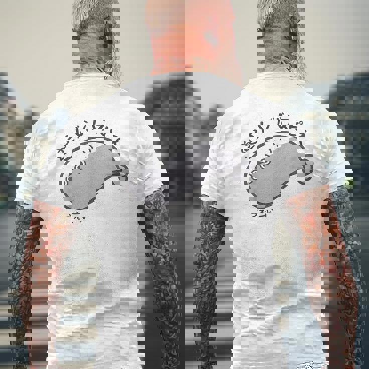 逆さバンバスピス サカバンバスピース サカバンバスピス ギャグ ダジャレ お笑い好き 古代魚 ネタ お笑い おもしろ ネ メンズTシャツ バックプリント 高齢者への贈り物