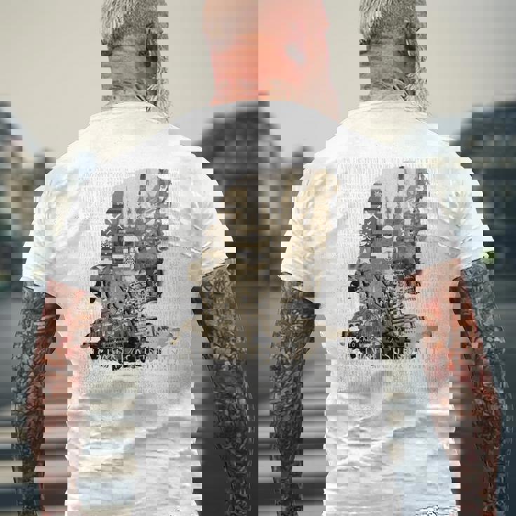 連帯を呼ぶ時 我々はaunganuu Kyiと共に 長袖tシャツ メンズTシャツ バックプリント 高齢者への贈り物