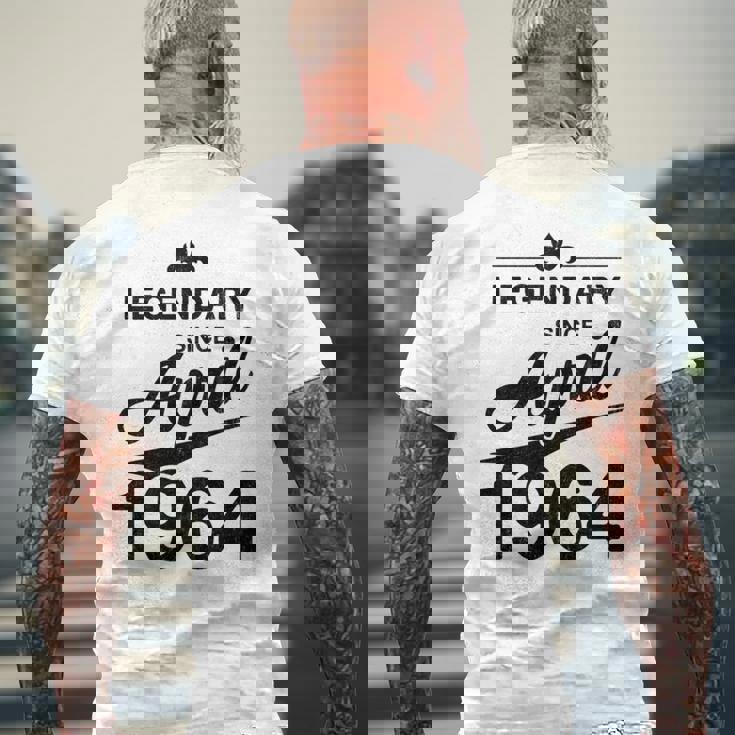 還暦 1964年4月生まれ 60歳 ヴィンテージ 長袖tシャツ メンズTシャツ バックプリント 高齢者への贈り物