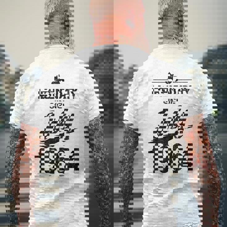 還暦 1964年7月生まれ 60歳 ヴィンテージ メンズTシャツ バックプリント 高齢者への贈り物