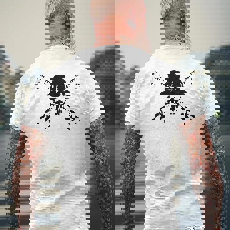 釣り帽子 釣り竿 スカル フィッシング バックプリント メンズTシャツ バックプリント 高齢者への贈り物