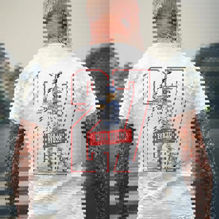 鈴木誠也 メンズTシャツ バックプリント 高齢者への贈り物