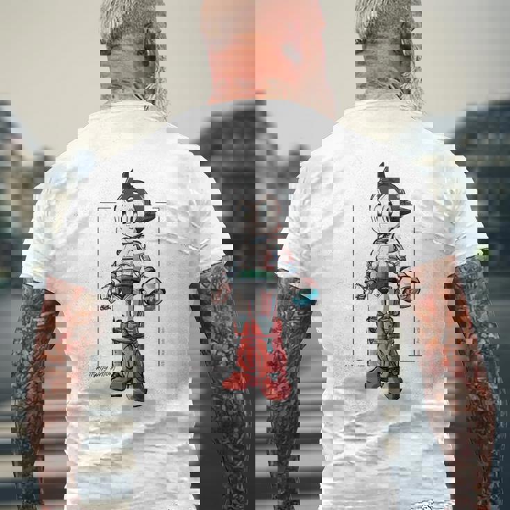 鉄腕アトム Mecanicalアトム A Ctezuka Productions メンズTシャツ バックプリント 高齢者への贈り物