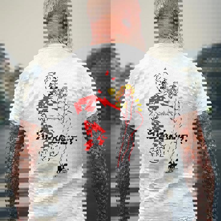 電気工事士 レディキロー メンズTシャツ バックプリント 高齢者への贈り物