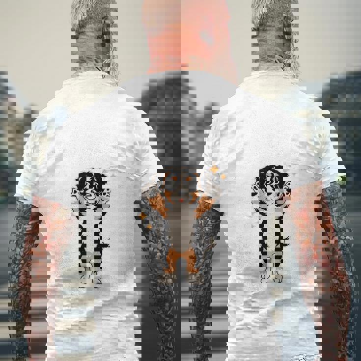 面白いtシャツ バーニーズ 犬 メンズ 犬好き グッズ かわいい おもしろ 面白い 服 ネタ 子供用 長袖tシャツ メンズTシャツ バックプリント 高齢者への贈り物