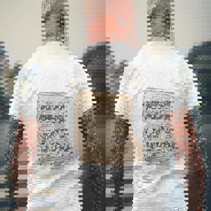 面白いtシャツ パグ 犬 お薬 イヌ わんこ メンズ 犬好き グッズ かわいい おもしろ 面白い 服 ネタ 長袖tシャツ メンズTシャツ バックプリント 高齢者への贈り物