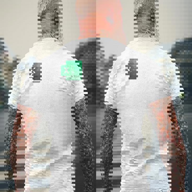 面白いスプレッドシート、フリーク、会計士 長袖tシャツ メンズTシャツ バックプリント 高齢者への贈り物