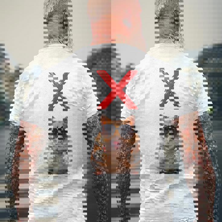 面白くて笑いたい人のためのxハムスター。 長袖tシャツ メンズTシャツ バックプリント 高齢者への贈り物