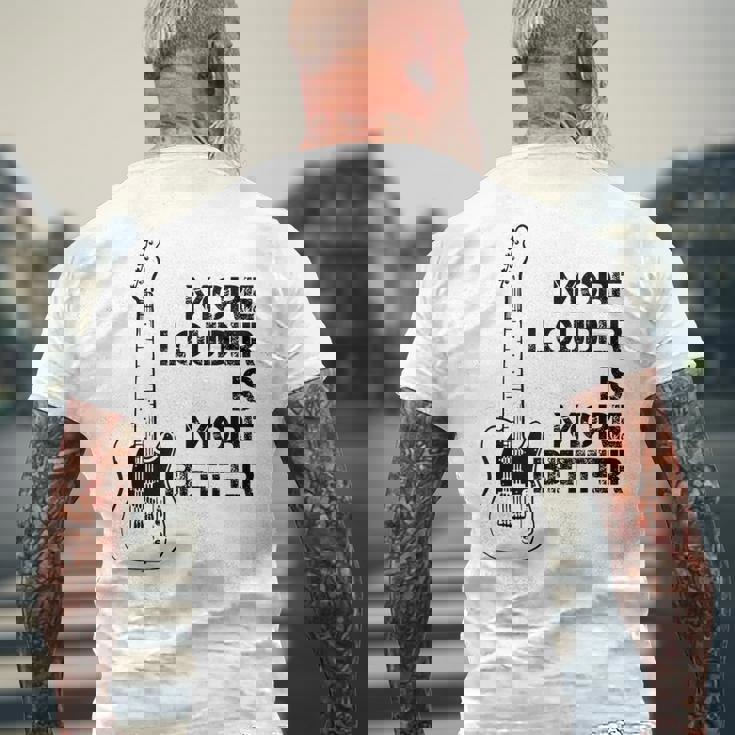 音量が大きいほど良い メンズTシャツ バックプリント 高齢者への贈り物