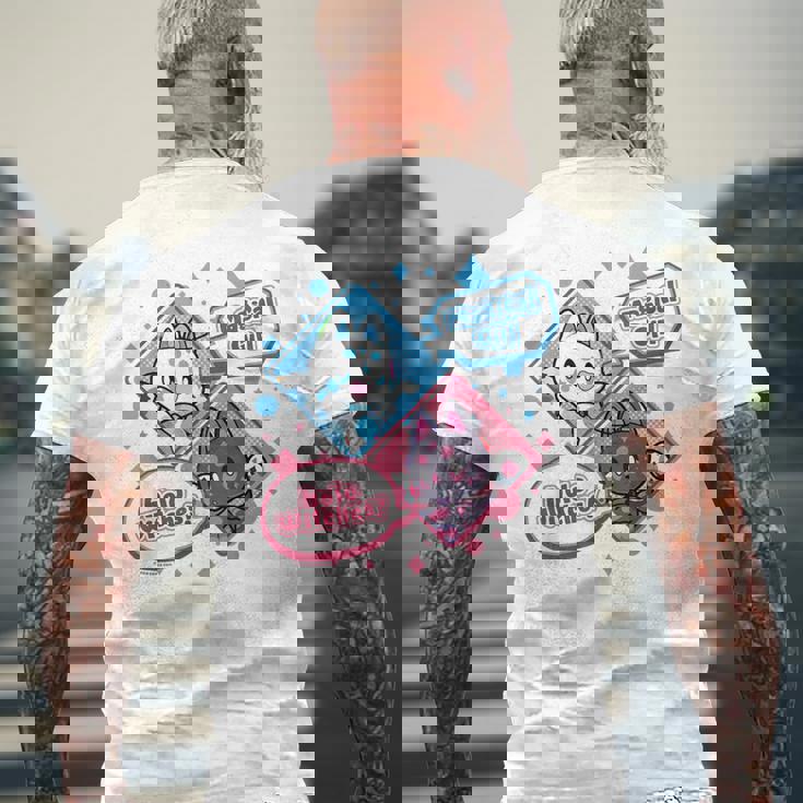 魔法少女ホロウィッチ！ アエル＆ラグ メンズTシャツ バックプリント 高齢者への贈り物