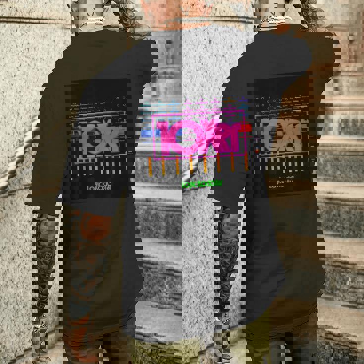 10Xer クール オリジナルアートワーク ロックスター エレクトロニック バンド メンズTシャツ バックプリント 彼への贈り物