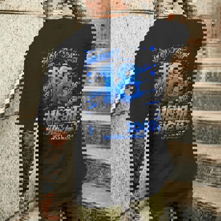 18歳の男の子向け公式成人向けギフト 18歳の誕生日 男の子向け メンズTシャツ バックプリント 彼への贈り物