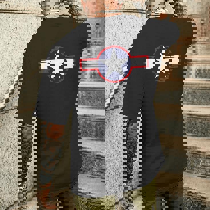 1943年アメリカ空軍ラウンド。 メンズTシャツ バックプリント 彼への贈り物