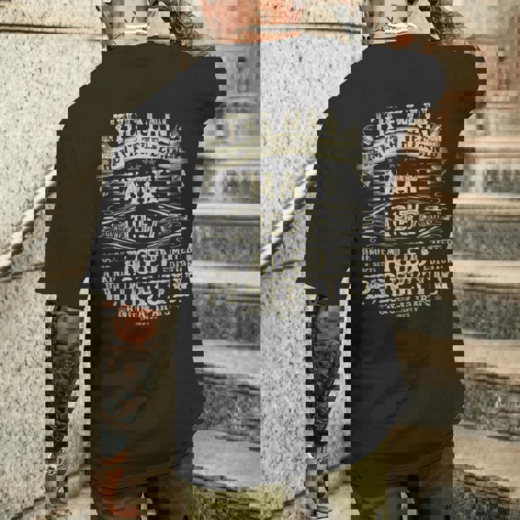 1957年5月 68歳の誕生日プレゼント 男性 68歳 誕生日 メンズTシャツ バックプリント 彼への贈り物