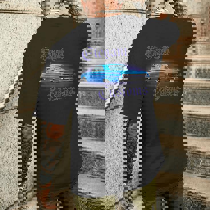 1962 インパラネクストムービー 30-ローライダーカスタムホットロッド メンズTシャツ バックプリント 彼への贈り物