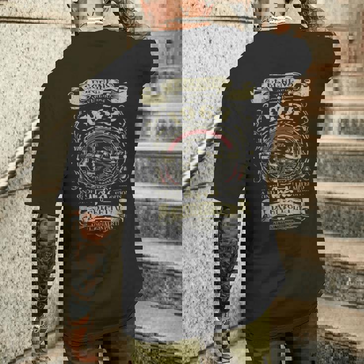 1963年 還暦 バイカー バイク レジェンド 誕生 メンズTシャツ バックプリント 彼への贈り物