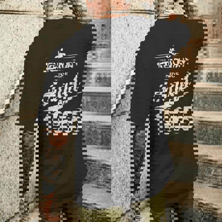 1965年8月に生まれた60歳の60歳のヴィンテージ メンズTシャツ バックプリント 彼への贈り物