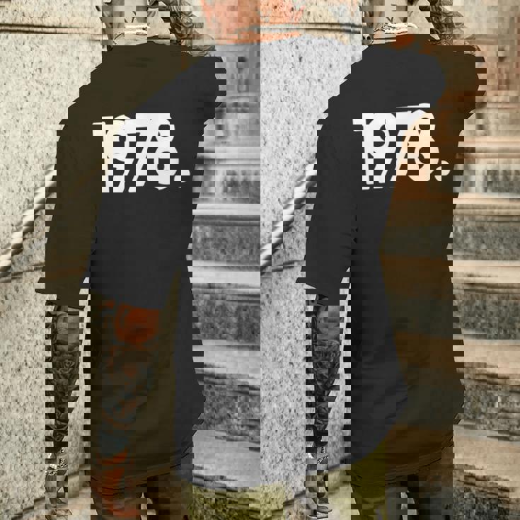 1978年 メンズTシャツ バックプリント 彼への贈り物