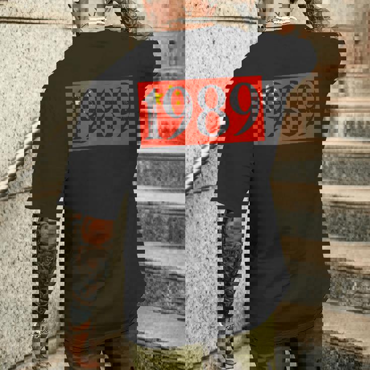 1989年天安門スクエア抗議ccp中国デザイン メンズTシャツ バックプリント 彼への贈り物