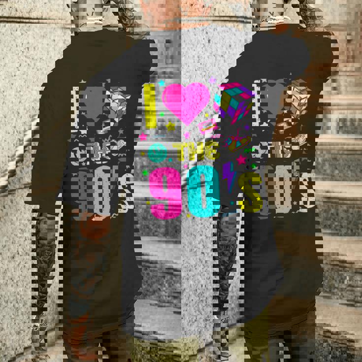 1990'S 90S Retro I Heart The Nineties Costume Party メンズTシャツ バックプリント 彼への贈り物