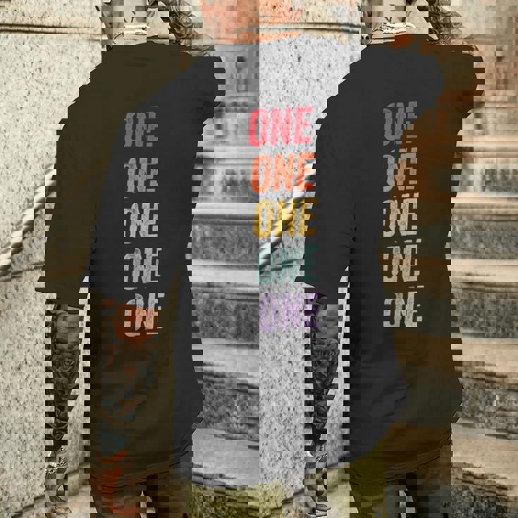 1つ メンズTシャツ バックプリント 彼への贈り物