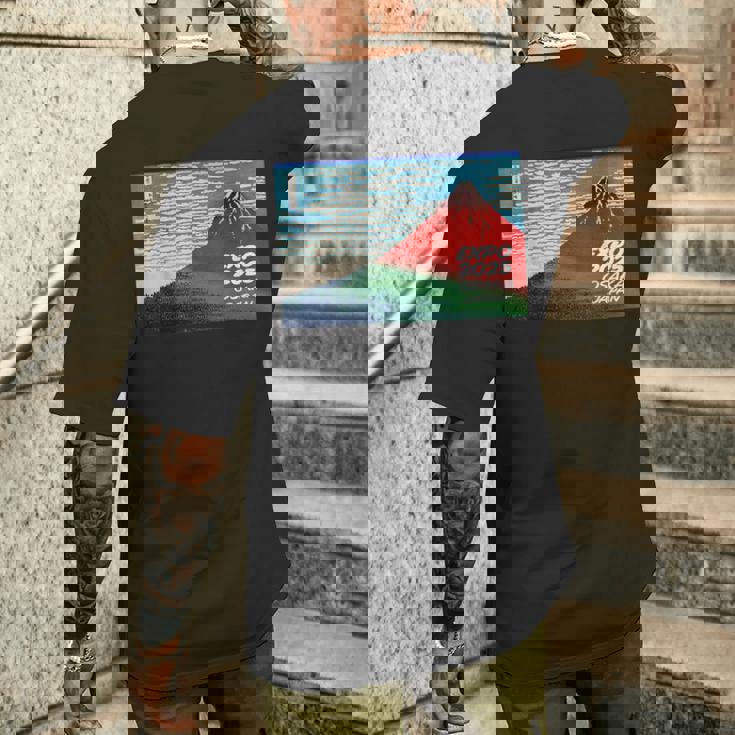 2025年大阪万博 日本は大胆なビジョンを驚かせます メンズTシャツ バックプリント 彼への贈り物