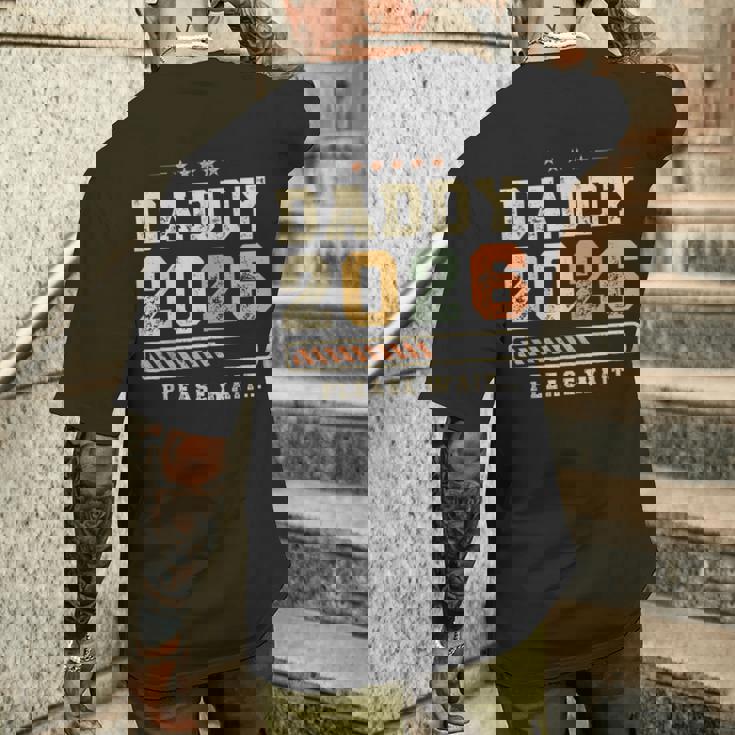 2026 年のパパ これからパパになる人 父親になる予定の人 未来のパパ メンズTシャツ バックプリント 彼への贈り物