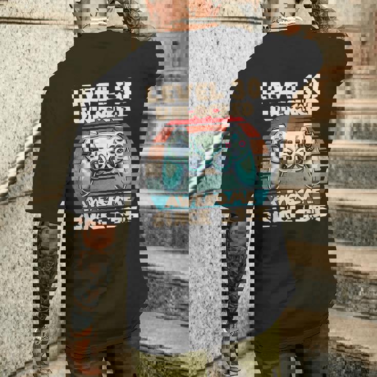 30歳の誕生日 ゲーマー 30歳 30歳 誕生日 30歳 男性 メンズTシャツ バックプリント 彼への贈り物