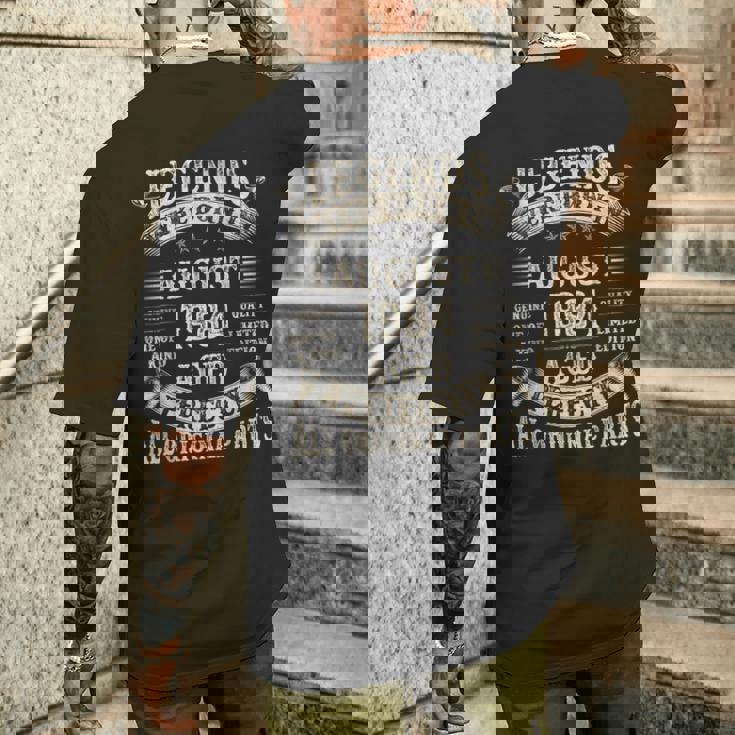 41歳の誕生日プレゼント 男性用 41歳 誕生日 1984年8月 メンズTシャツ バックプリント 彼への贈り物