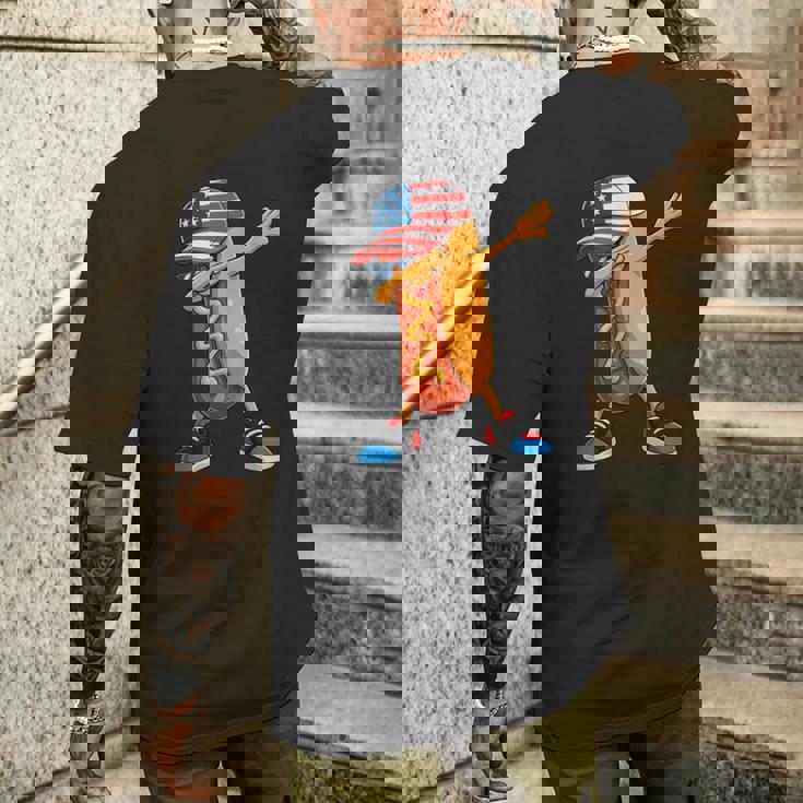 4Th Of July ホットドッグ 面白い 4Th Of July キッズ 男の子 メンズTシャツ バックプリント 彼への贈り物