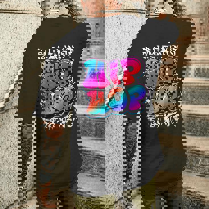 50 Years Old 50Th Anniversary Of Hip Hop グラフィティ ヒップホップ メンズTシャツ バックプリント 彼への贈り物