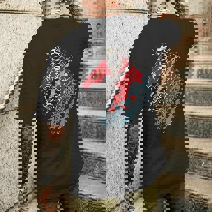 50年代 ロカビリー Clothing 1950年代 ソック ホップ スイング グリーザー ロッカー メンズTシャツ バックプリント 彼への贈り物