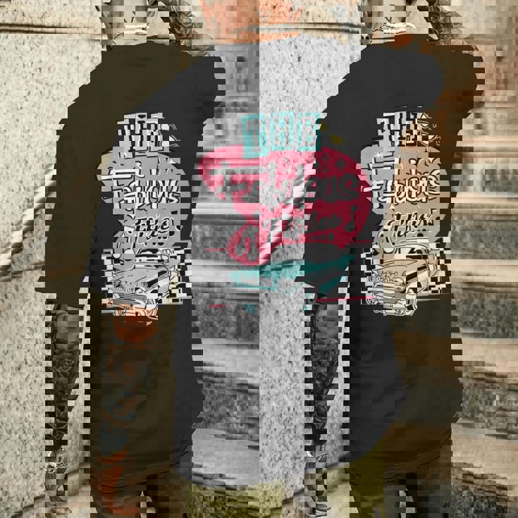 50年代ロカビリーヴィンテージ 1950年代服 レディース メンズ ソックス ホップ メンズTシャツ バックプリント 彼への贈り物