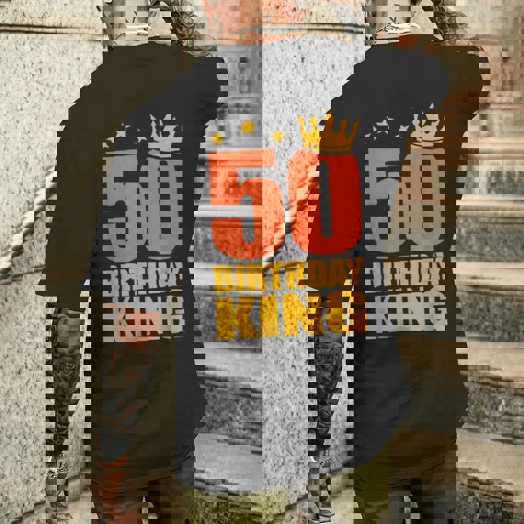 50歳の誕生日 王様 五十五十歳 メンズTシャツ バックプリント 彼への贈り物