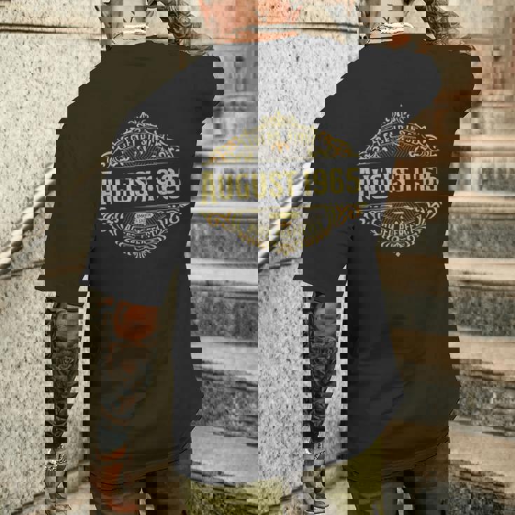 59歳の誕生日伝説は1965年8月に誕生しました。 メンズTシャツ バックプリント 彼への贈り物