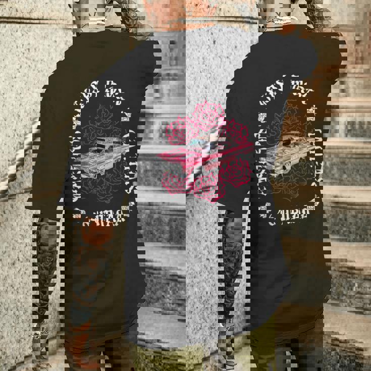 64 インパラ ジプシー ローズ イースト ロス ローライダー メンズTシャツ バックプリント 彼への贈り物