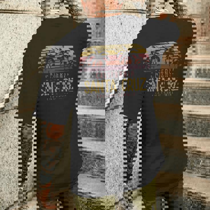 70年代 80年代 Ca カリフォルニア エンドレスサマーサンタクルーズ メンズTシャツ バックプリント 彼への贈り物