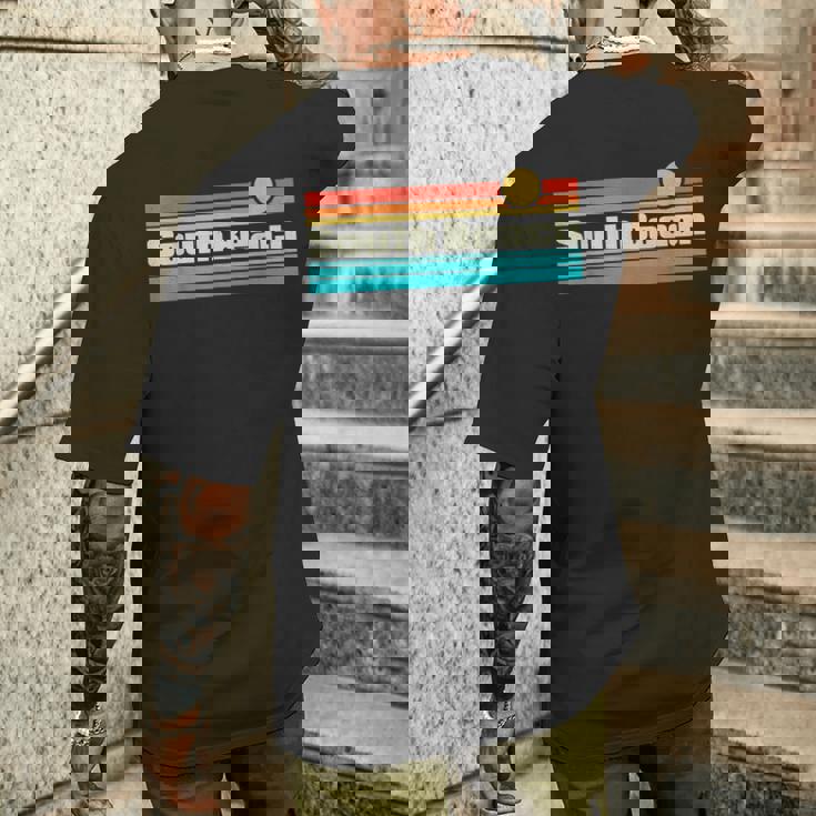 70年代 80年代 サーフィン フロリダ サウスビーチ サーフ メンズTシャツ バックプリント 彼への贈り物