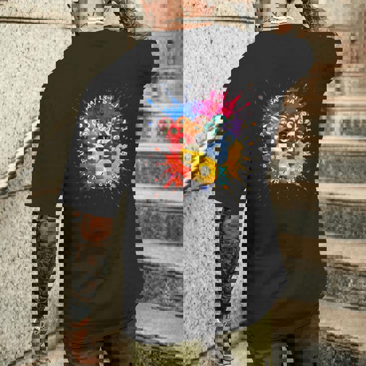 8-Ball Pool Team クールなグラフィックデザインリーグとトーナメント メンズTシャツ バックプリント 彼への贈り物