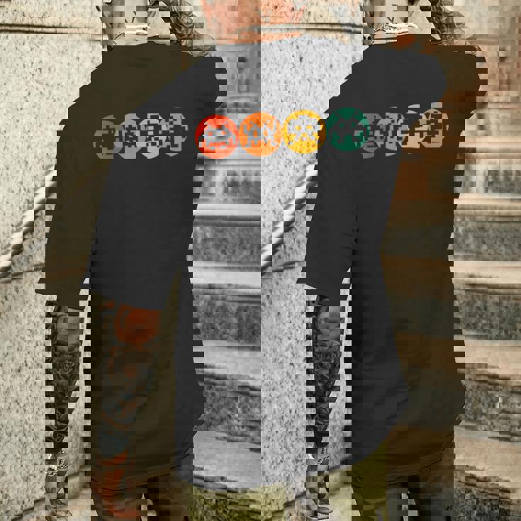 80年代ビデオゲーム ヴィンテージレトロアーケード メンズTシャツ バックプリント 彼への贈り物