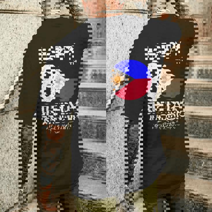 80歳の誕生日おめでとうタテイ・ディゴン・ドゥテルテ Prrd フリー・ドゥテルテ メンズTシャツ バックプリント 彼への贈り物