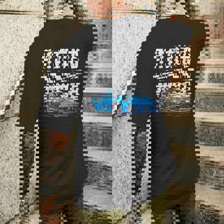 911 Gt3 Rs スー、モータースポーツ、ミームコインse。 メンズTシャツ バックプリント 彼への贈り物