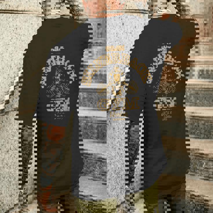 964シルバーバック ジムアパレル ボディビルダー 強力 ランニング メンズTシャツ バックプリント 彼への贈り物