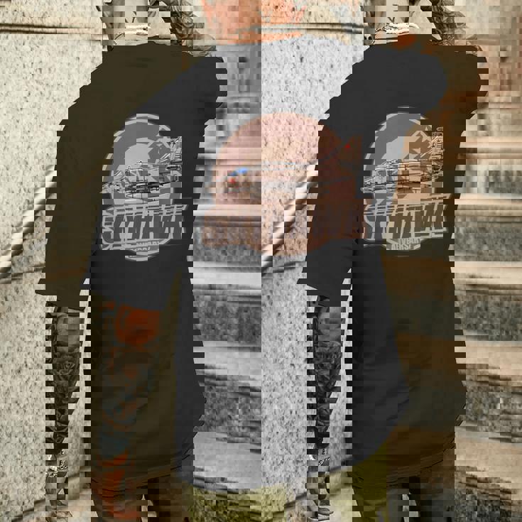 A-4 スカイホーク・アドバーサリー メンズTシャツ バックプリント 彼への贈り物