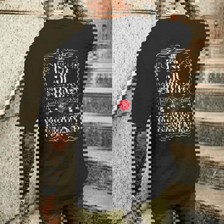 Ado Name Its A Ado Thing You Wouldn't Understanding メンズTシャツ バックプリント 彼への贈り物