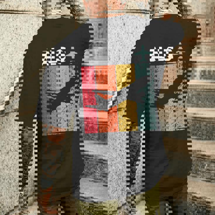 Alo ウォータールー空港 メンズTシャツ バックプリント 彼への贈り物