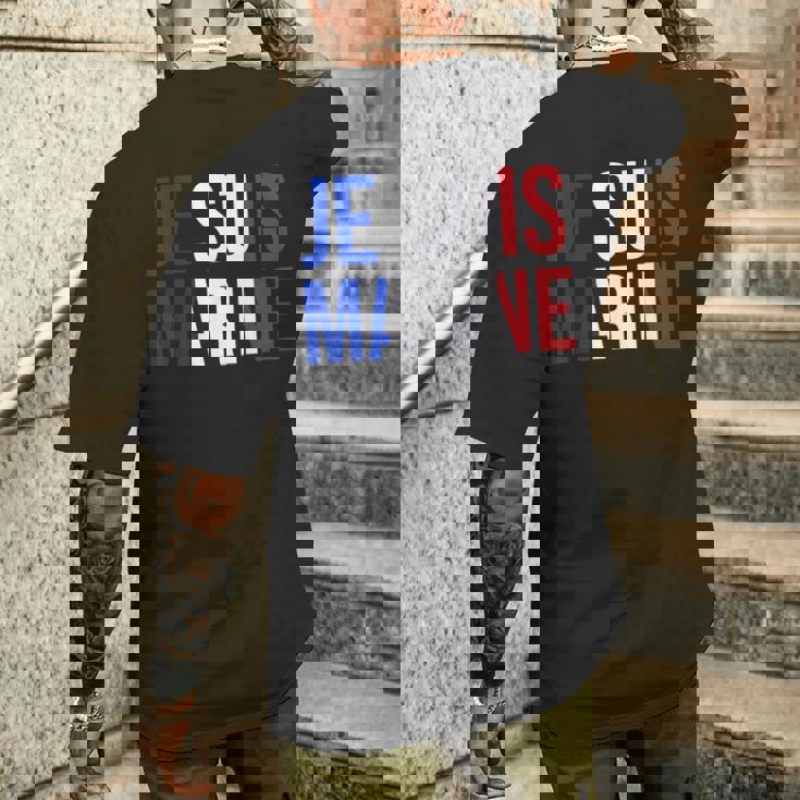 I Am Marine メンズTシャツ バックプリント 彼への贈り物