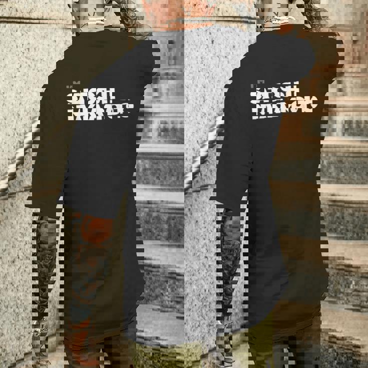 I Amatoshi Nakamoto ビットコイン暗号通貨tシャツ メンズTシャツ バックプリント 彼への贈り物