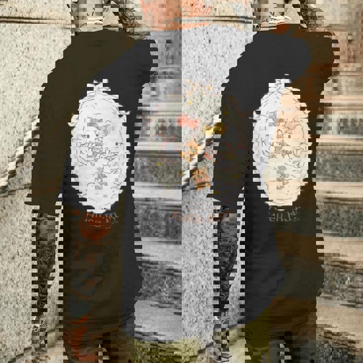 Amazon限定デザイン ハローキティ エンジェル メンズTシャツ バックプリント 彼への贈り物