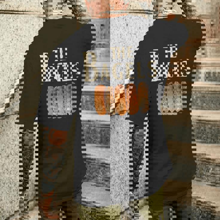 The Bagels Loveresameeed Everything ベーグルベーカー デリ メンズTシャツ バックプリント 彼への贈り物